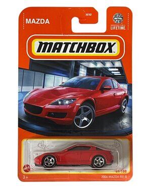 Matchbox Mazda RX 8 Red 49 100 Diecast Car 1 64 Sealed
